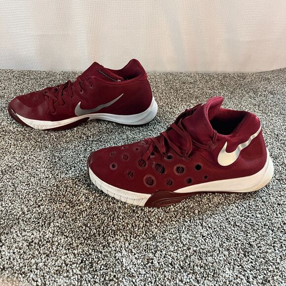 Nike ZM Hyperquickness 2015 TB RedMetallic Silver Size 13 - Picture 2 of 6